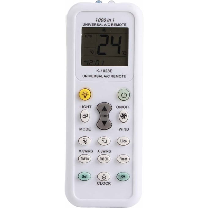 Draagbare Universele Intelligente Airconditioner Afstandsbediening Vervangende Controller K?1028E white