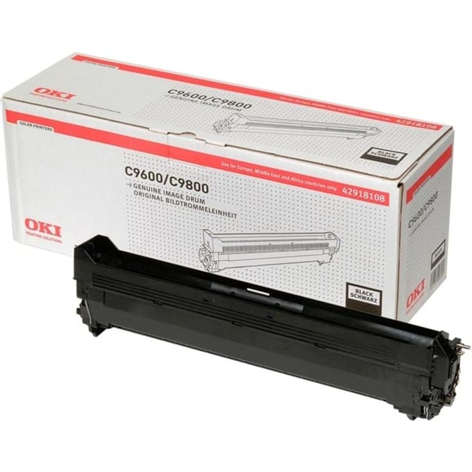 OKI - 42918108 - C9600 - Drumkit - zwart OP: Geen Toner!