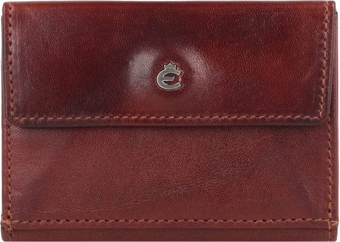 Esquire Toscana Portemonnee RFID Leer 11 cm - Jongens - Horizontaal - coffee