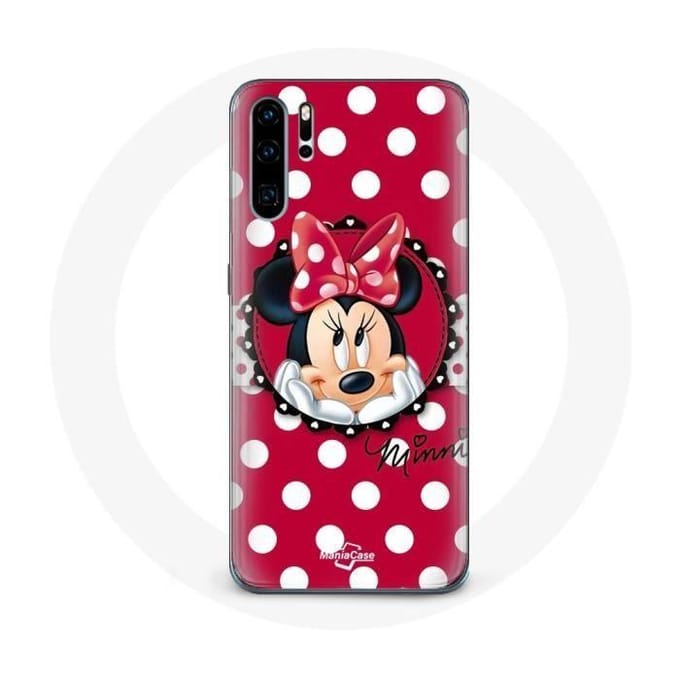 Coque pour Huawei P30 Pro Minnie Mouse Dessin animé Rouge