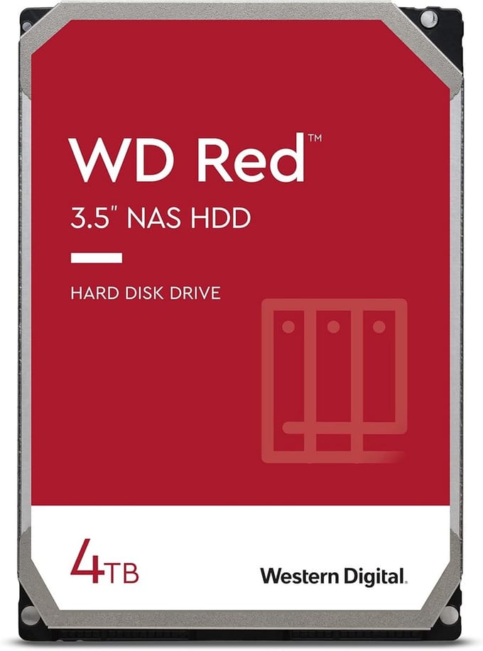 Interne NAS Harde Schijf 3.5 inch 4TB 5400RPM voor Thuisgebruik