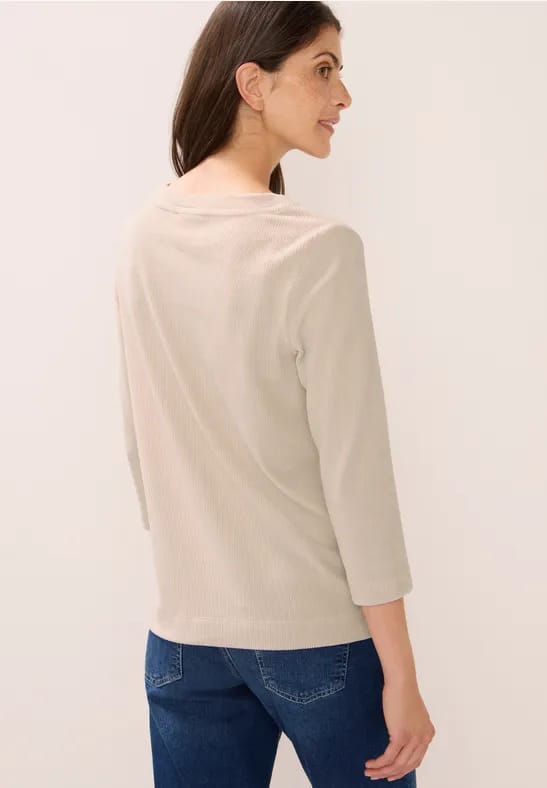 Corduroy overhemd in effen kleur