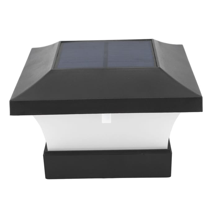 Solar Tuinlamp Wit Licht 2000mAh IP65 LED Solar Paalkaplampen voor Binnenplaats Hekken Brug