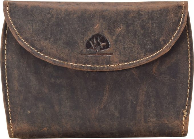 GREENBURRY portemonnee Vintage Women's Wallet RFID Brown bruine
