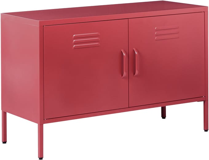 URIA - Kantoorkast - Rood - Staal