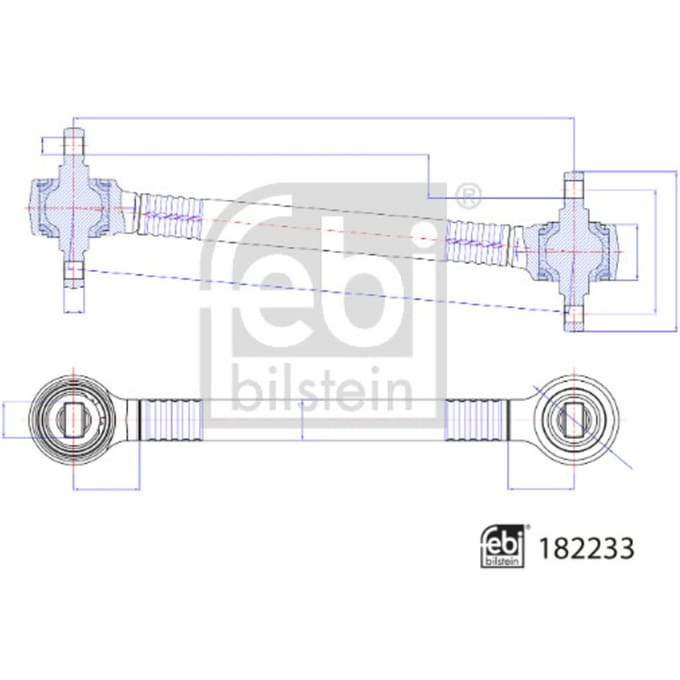 Draagarm, wielophanging FEBI BILSTEIN 182233