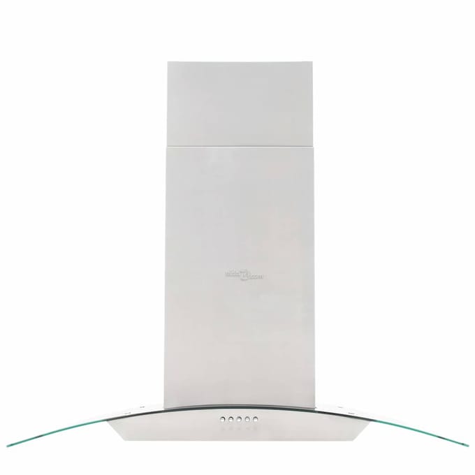 vidaXL Eilandafzuigkap 756 m³/u LED 90 cm roestvrij staal
