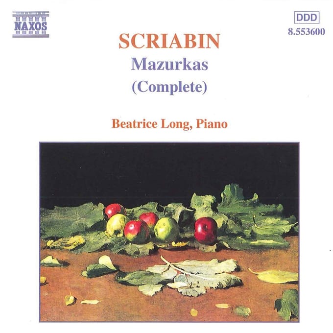 Beatrice Long - Scriabin: Mazurkas (Complete) (CD)