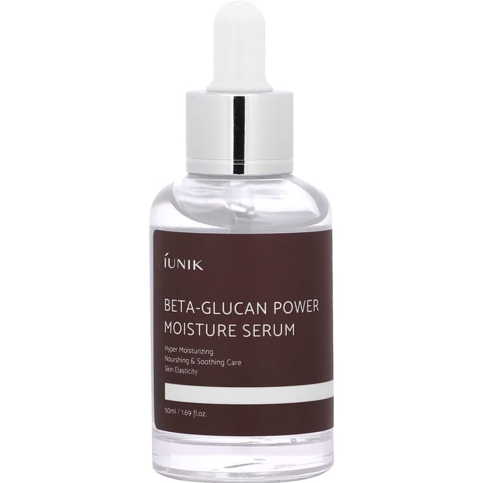 Iunik beta glucan serum sterk hydraterend kalmerend voor het gezicht power moisture serum 50ml