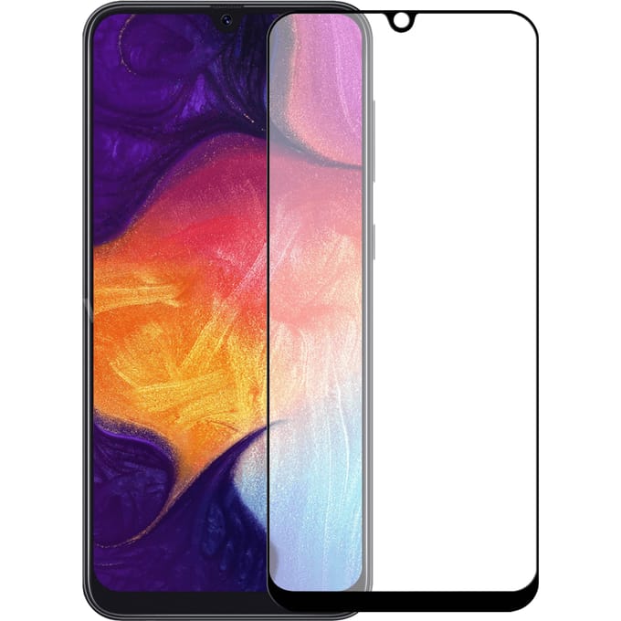 Samsung Galaxy A50 screenprotector gehard glas Edge to Edge