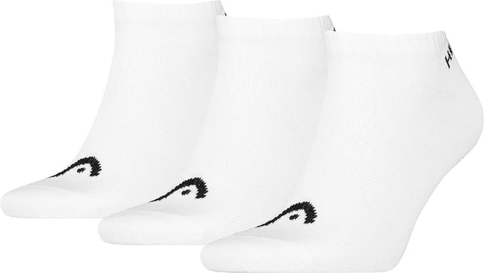HEAD unisex 3P sneakersokken elements wit