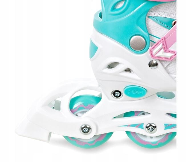 Raven Lia Mint 3-in-1 skates/rollers, maat 34-37, LED-wiel