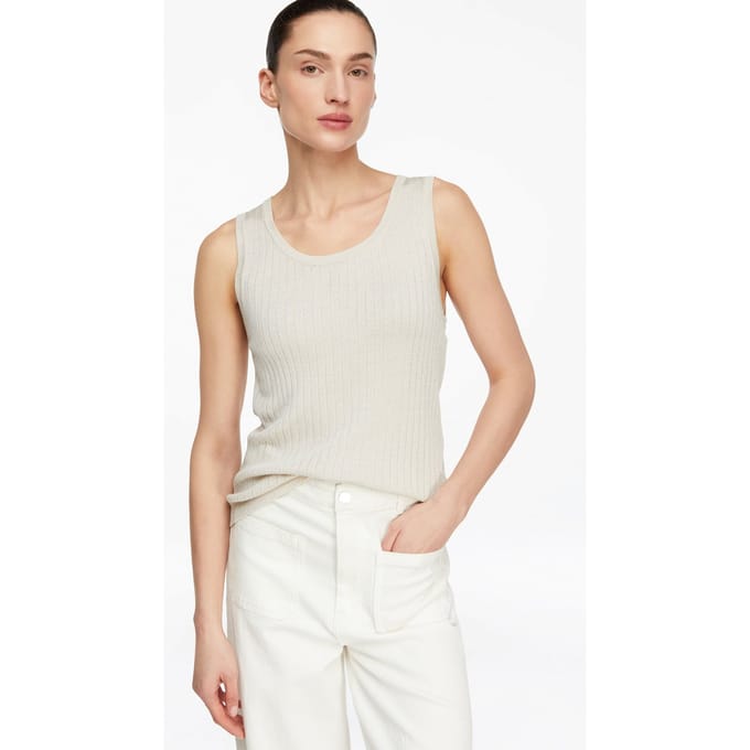Comma  Pullover Beige Taglia: 46 | Canottiere Outlet | Donna | Marrone