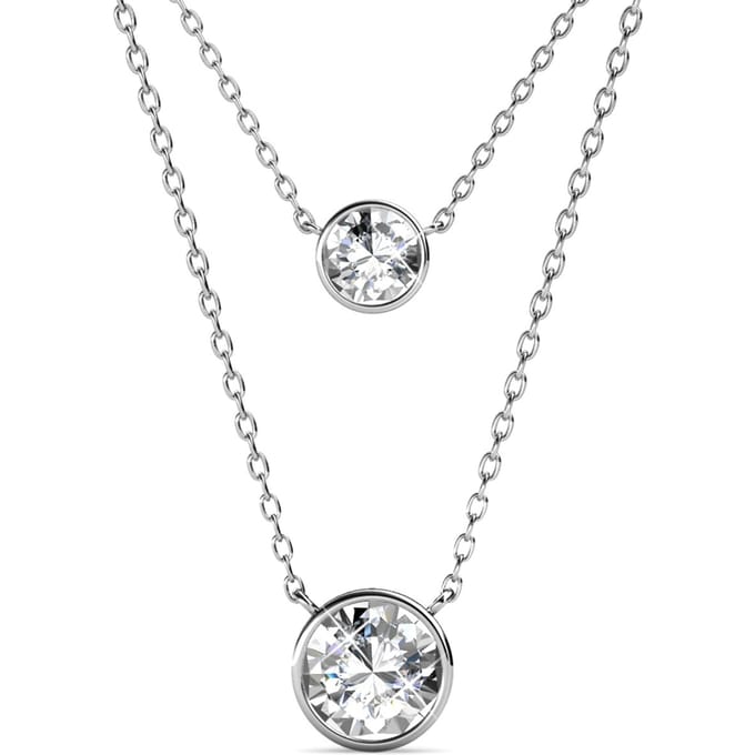 Juliet hangers - Zilver en kristal