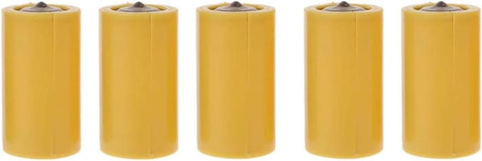 Nep Batterij C - Batterij Eliminator - Apparaten Voeden - Afneembaar Ontwerp - 48x25mm - Geel