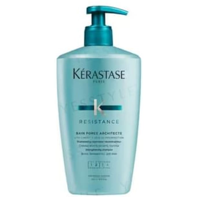 Kérastase Résistance - Bain Force Architecte Shampoo Refill – Herstelt en Versterkt Beschadigd Haar - Navulling 500 ml