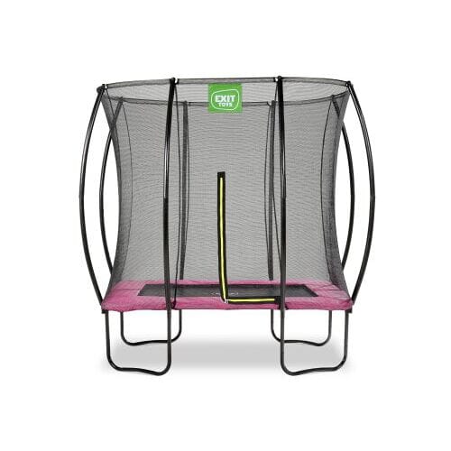 EXIT Silhouette Trampoline 153x214cm - Op Poten - Rechthoekig - Trampoline Buiten - Voor Kinderen - Roze