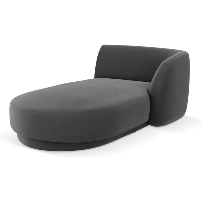 Chaise longue Miley rechts velvet | Micadoni Limited Edition