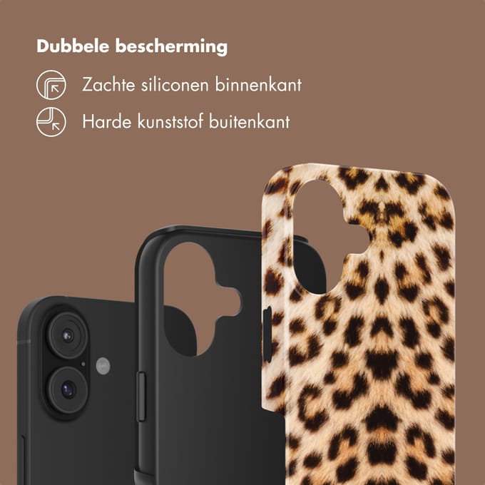 Selencia Hoesje - Geschikt voor Apple iPhone 17 - Backcover - Wild Leo