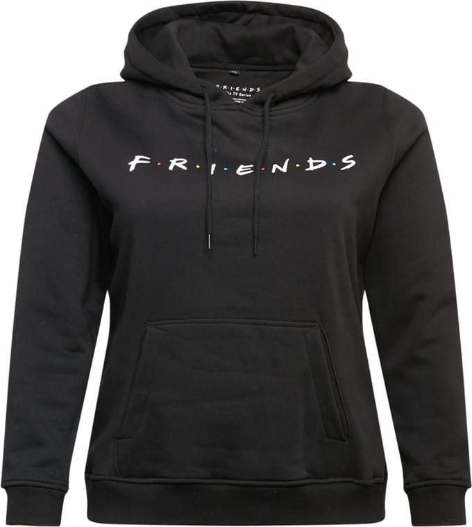 Sweatshirt damescapuchon grote maat Merchcode Friends