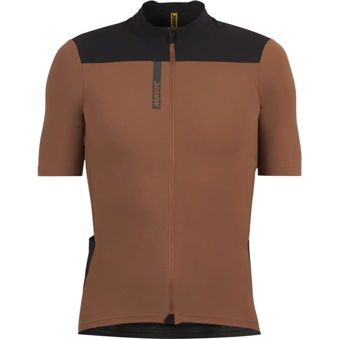 Mavic Allroad Cargo Korte Mouw Wielertrui Bruin M Man