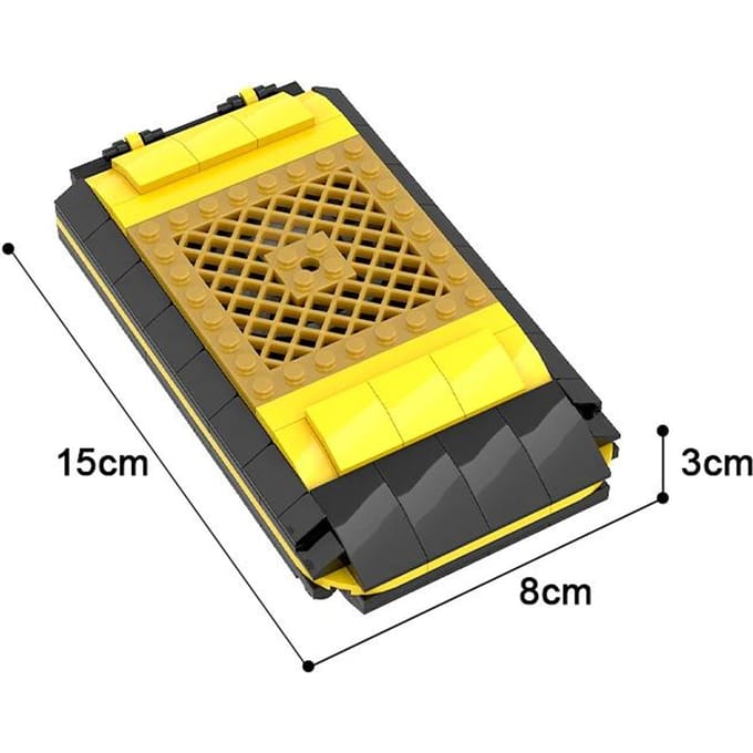 MOC Space Trek TOS Communicator Blokken Tricorder Bouwstenen yellow