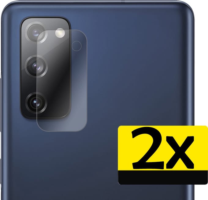 Camera Lens Protector - Geschikt voor Samsung Galaxy S20 FE - 2 Stuks - Camera Screenprotector - Beschermglas - Gehard Glas - Tempered Glass - Screen Protector
