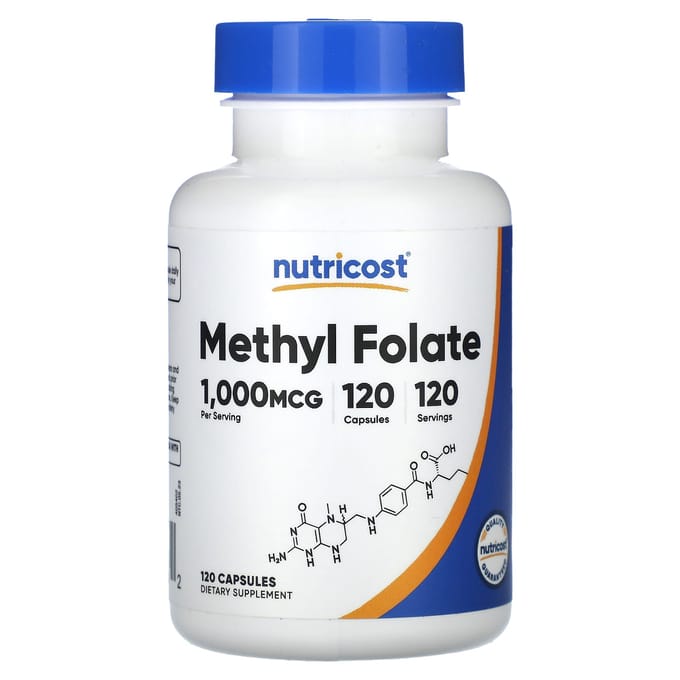 Methylfolaat, 1.000 mcg, 120 capsules
