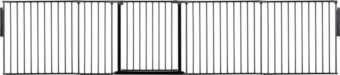 Safetots Kamerbreedhek, Panelenhek, Tot 331cm Breed, Zwart, 70cm Hoog
