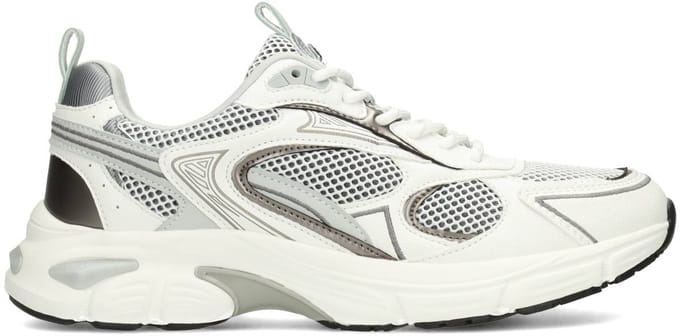 Poelman Dex Heren Sneakers - Grijs met combinatie