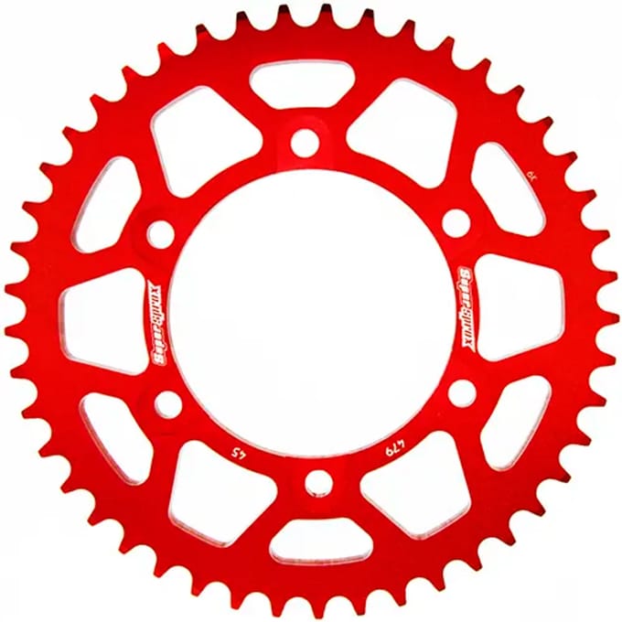 Aluminium motorfiets tandwieltje Supersprox RAL-479:45