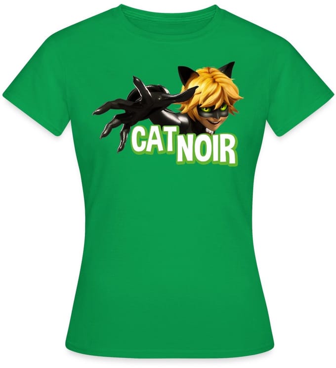 Miraculous Cat Noir Adrien T-Shirt Dames