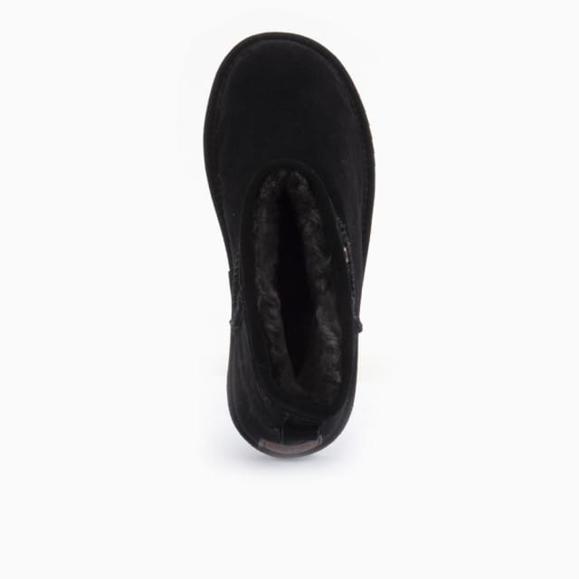 Warmbat Wallaby Suede Boot Dames Laarzen - Zwart