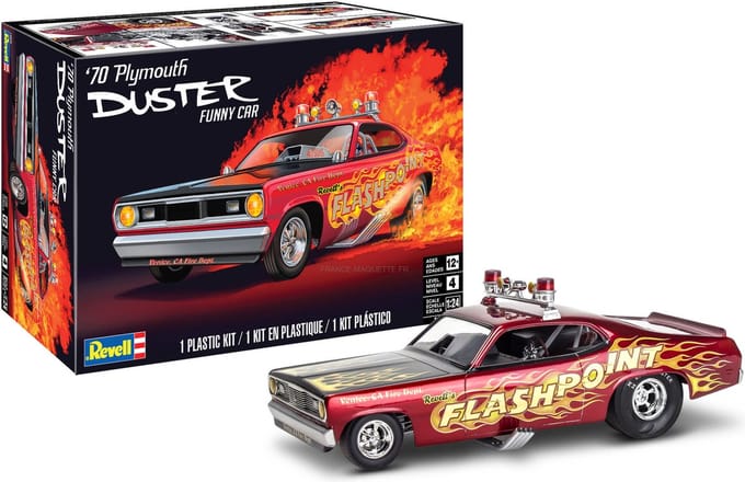 Revell Modelbouwpakket Auto - 14528 70 Plymouth Duster Car Plastic - 1:24 - Modelbouw