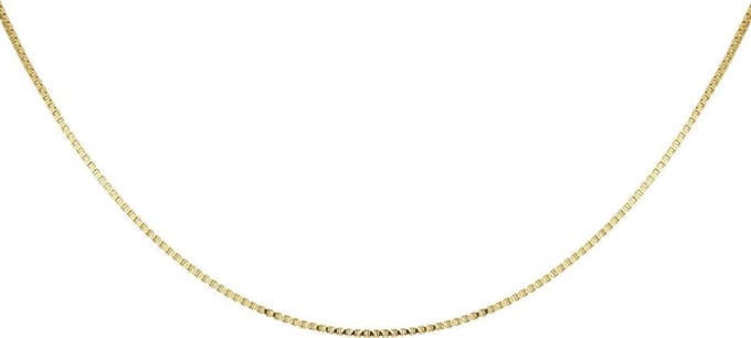 The Jewelry Collection Ketting Venetiaans 0,9 mm - Goud