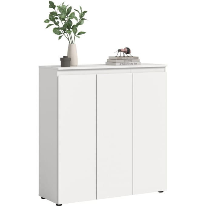 Slimme Universele Kast - Compacte Opslagkast Op Wielen - 8 Verstelbare Planken - 105x111x37cm