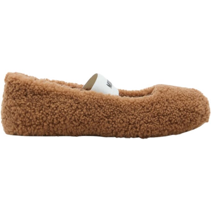 Moon Boot Mb Shearling Ballerina Ballerina's Cognac 80d2400010