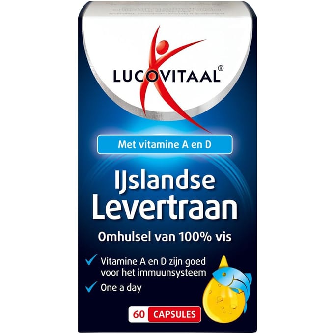 Lucovitaal IJslandse Levertraan 60 tabletten