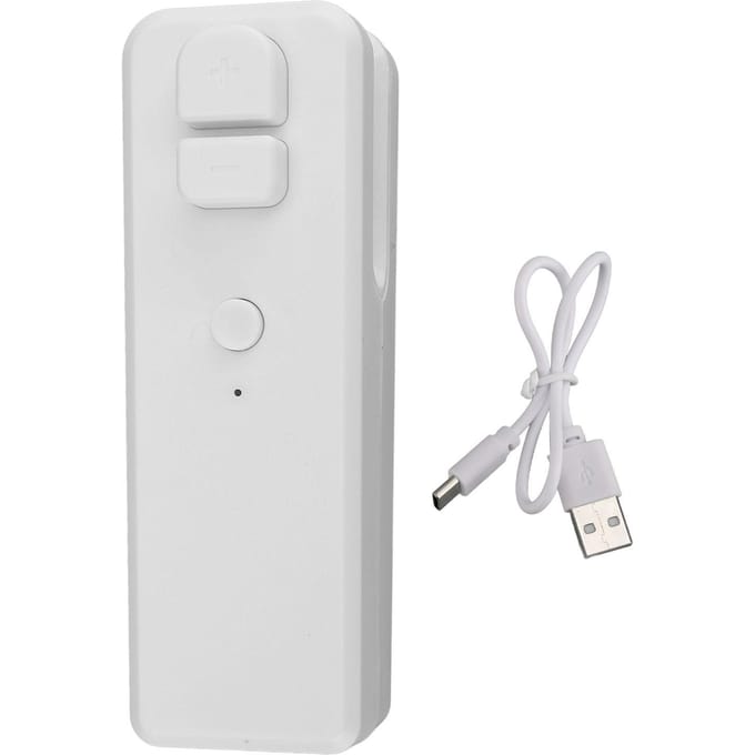 Mini Zaksealer Oplaadbaar 400MAh Draagbaar Magnetisch Mini Hitte Sealer Snijder voor Snack Plastic Zak wit