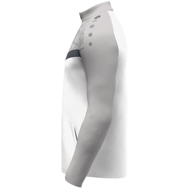 Jako Iconic Polyestervest Kinderen - Wit / Zachtgrijs | Maat: 152