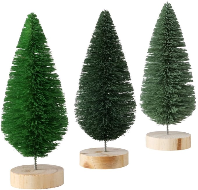 Beeld Kerstboom groen H16cm