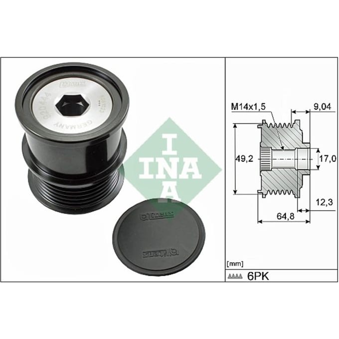 Schaeffler Ina Generator vrijloop INA 535 0284 10