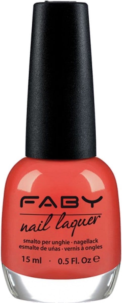 Lucky Coral - FABY - Vegan Nagellak - Sneldrogend - 15ml