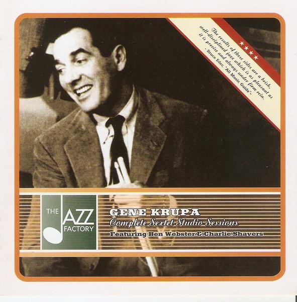 CD GENE KRUPA - COMPLETE SEXTET STUDIO SESSIONS DLAND602004 Disconforme SL 2004 Spanje Jazz Gebruikt brown