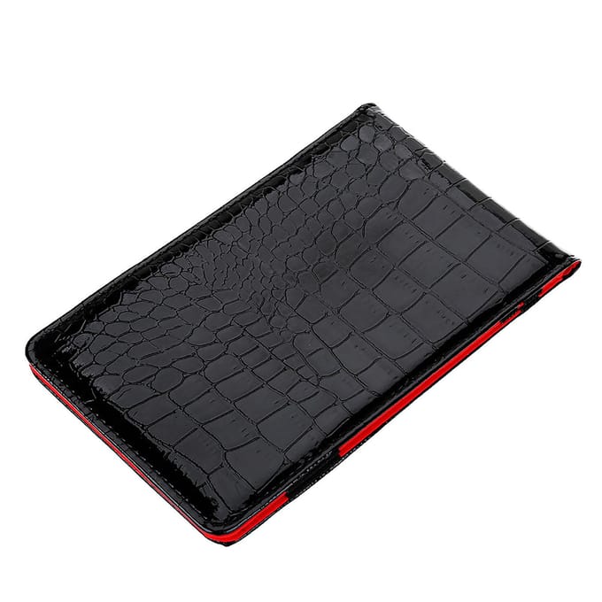 PU Golf Scoreteller Houder Kaarthouder Cadeau Sportaccessoires met Potlood Black