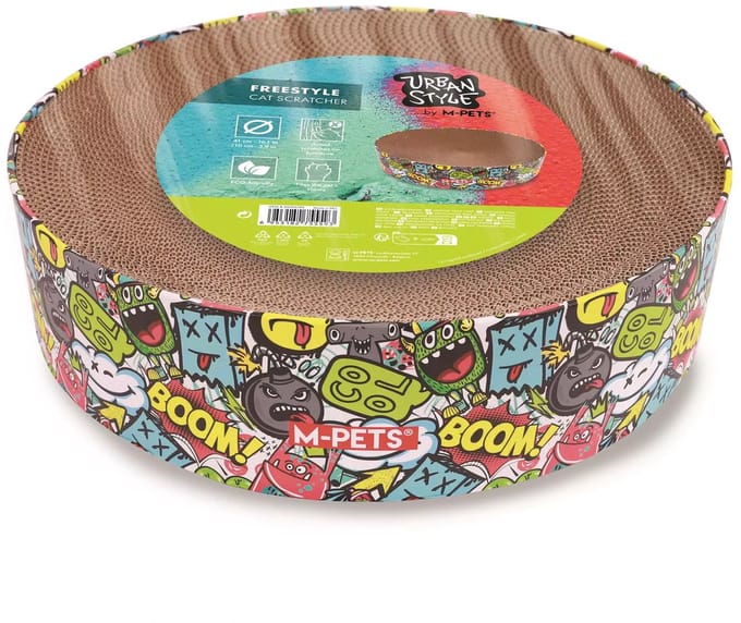 M-PETS Urban Style FREESTYLE krabber voor katten Meerkleurig