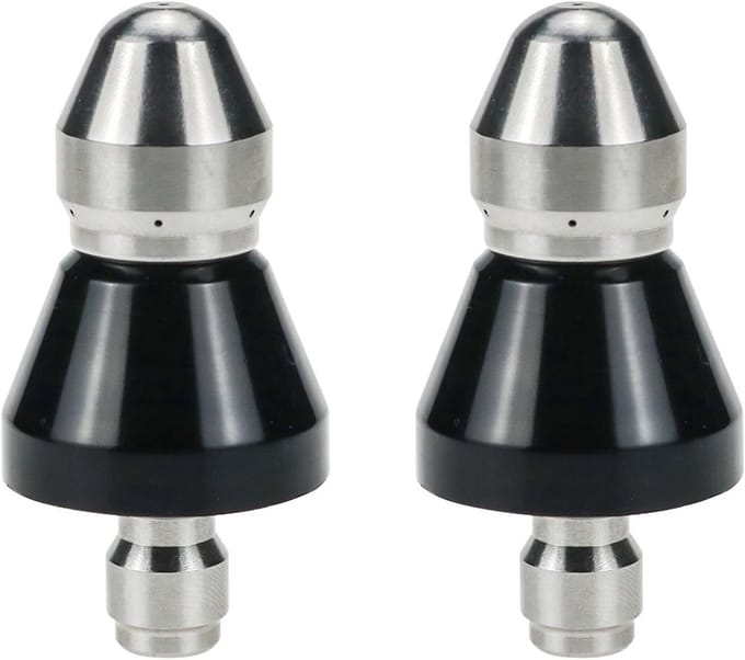 Hogedrukreiniger Rioolontstopper Set 1/4" Snelkoppeling RVS 2 Stuks