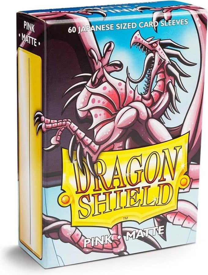 Dragon Shield Card Sleeves: Japanese Matte Pink (59x86mm) - 60 stuks