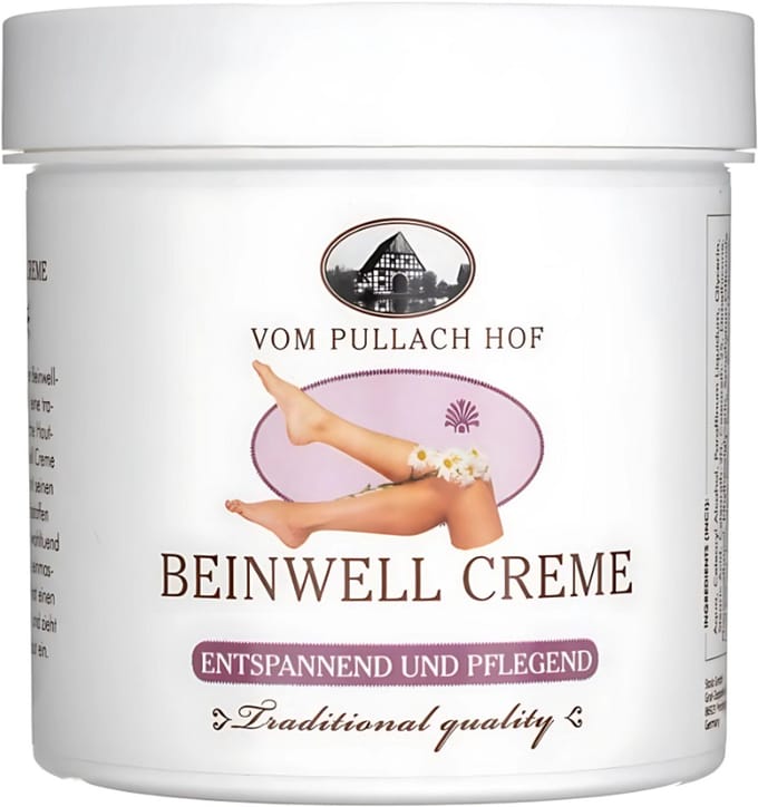 Pullach Hof- Benencrème - 250ml - Snel werkend - Smeerwortel - Tegen pijnlijke benen