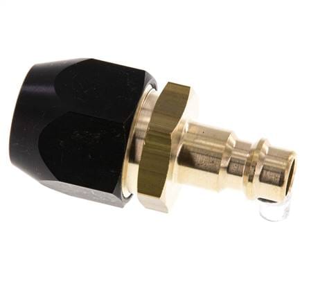 Messing DN 7.2 (Euro) Luchtkoppeling Insteeknippel 10x16 mm Push-On - CLP7-NX-B-10